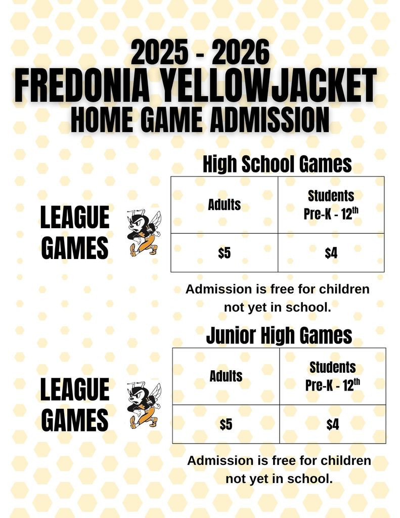 Home Game Admission 2025-2026