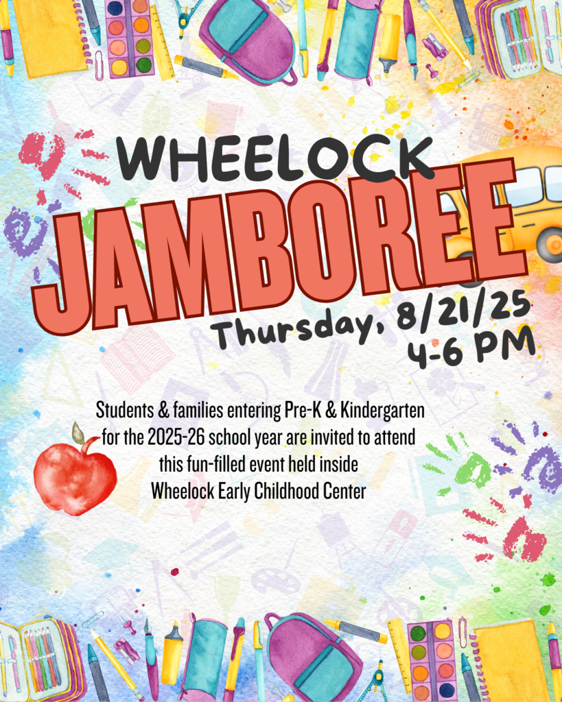 3rd Annual Wheelock Jamboree 8/21/25 4-6 PM