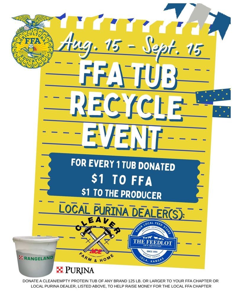 FFA Tub Recycle Event