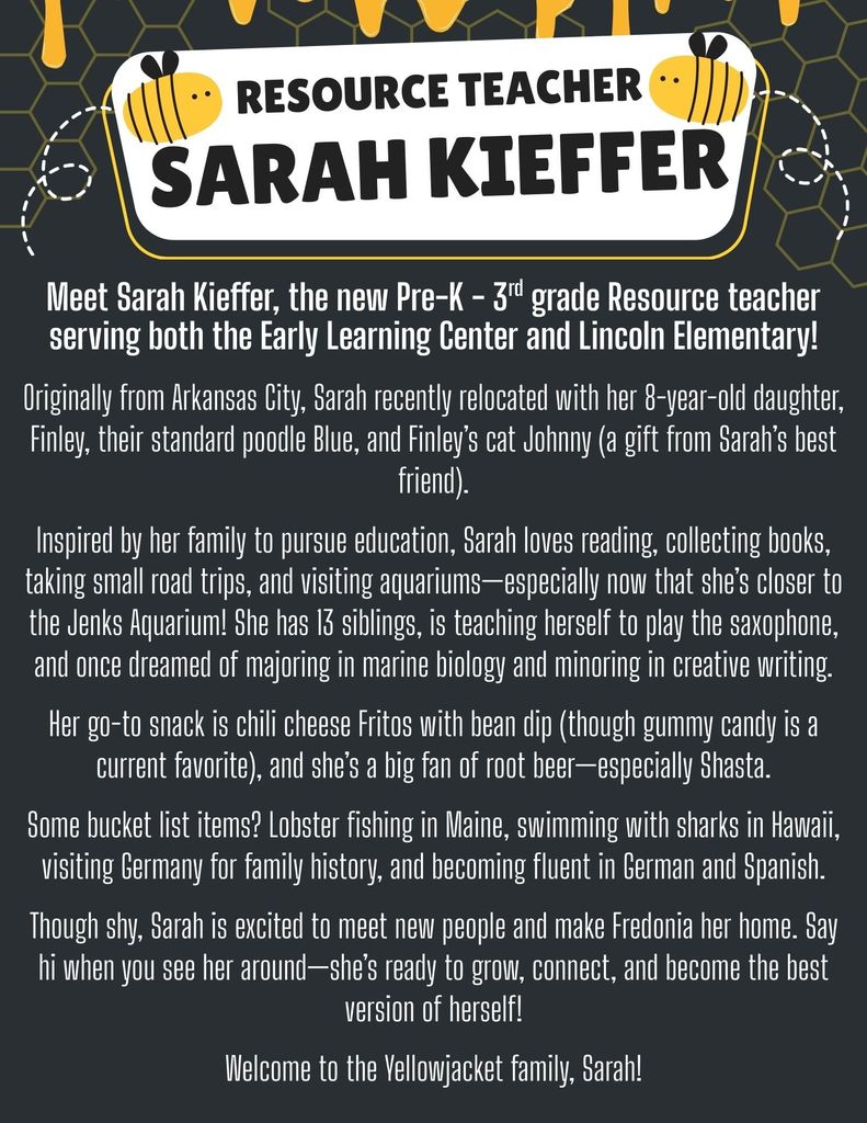 Sarah Kieffer - Resource Teacher