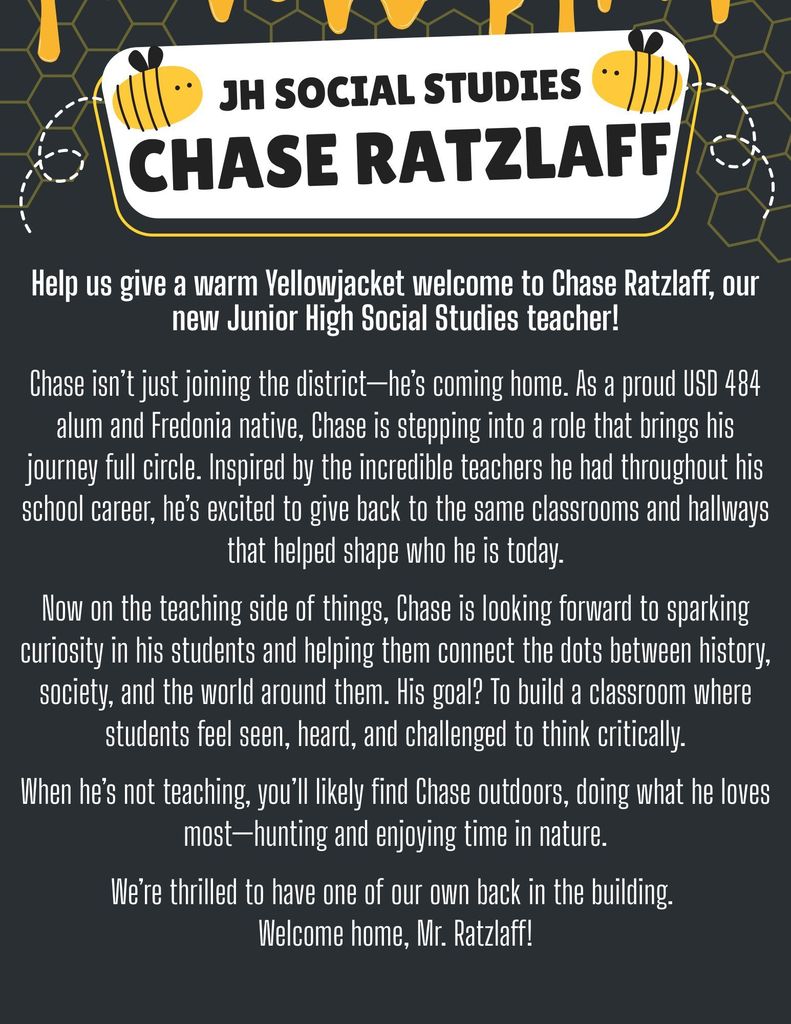Chase Ratzlaff - JH Social Studies