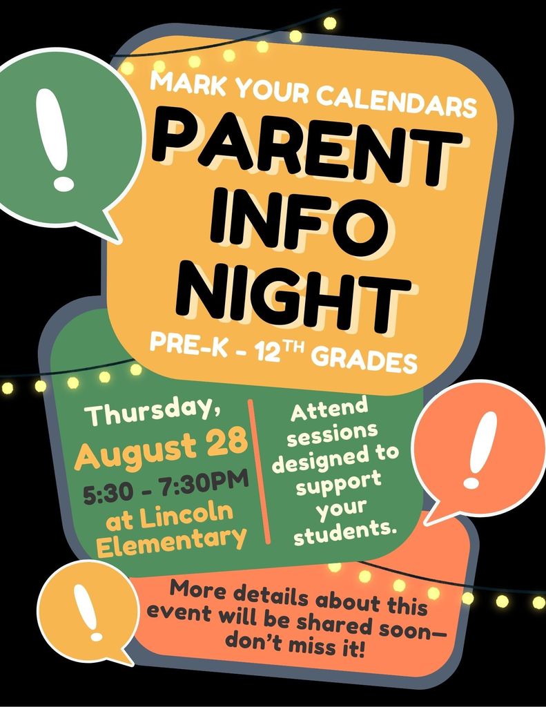 Parent Info Night - August 28 2025