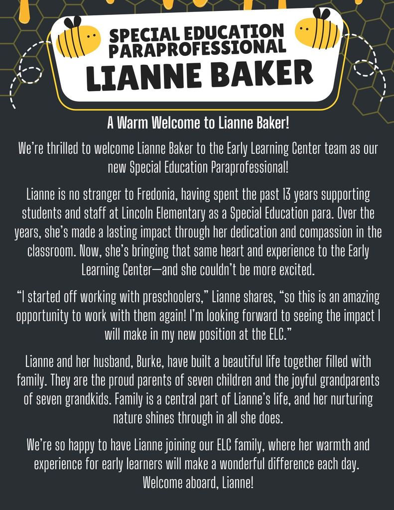 Lianne Baker - New Role
