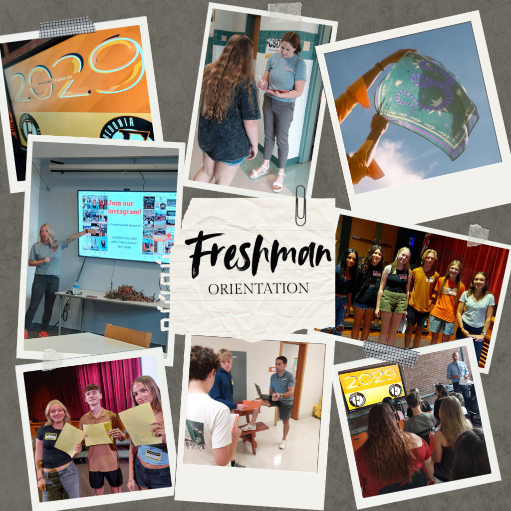Freshman  Orientation Photo Collage