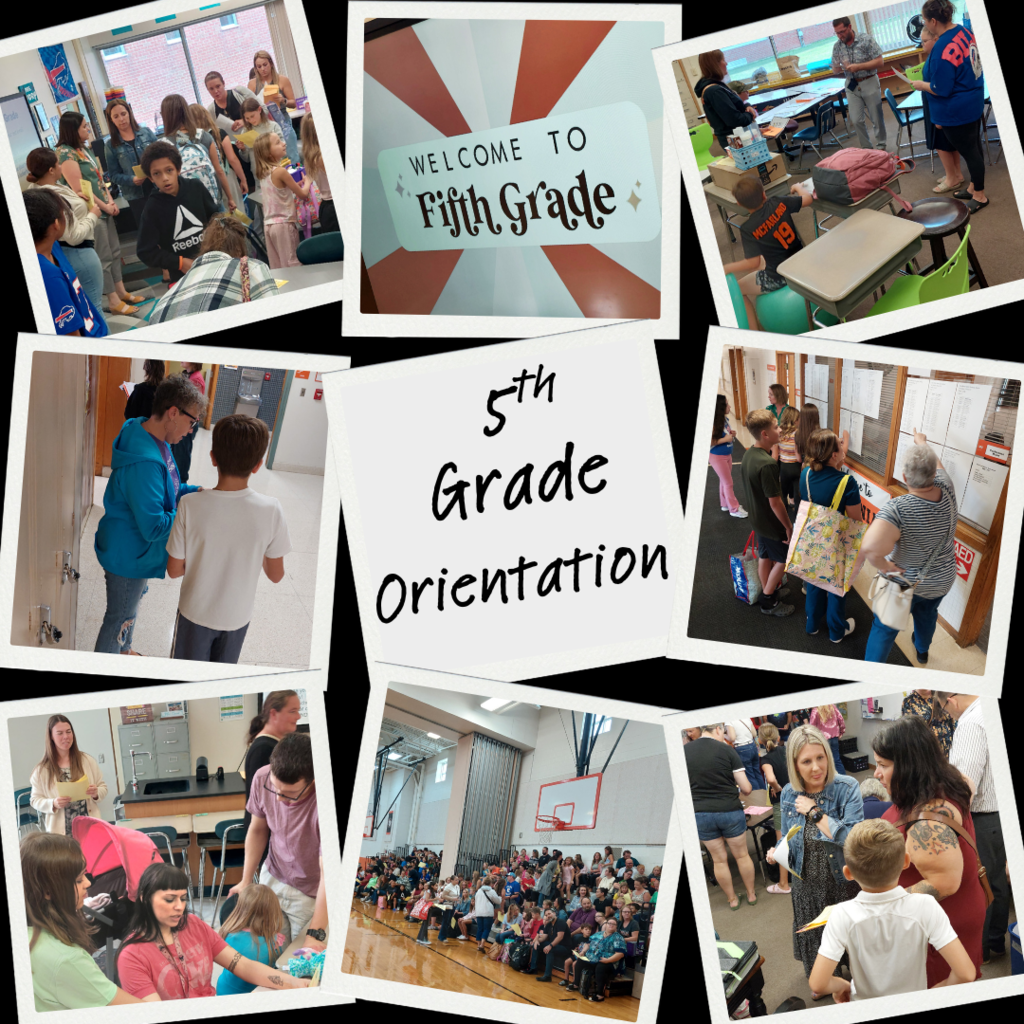 5th Grade Orientation Photo Collage