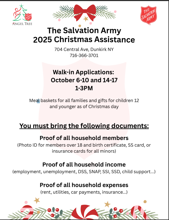 2025 Holiday Assistance