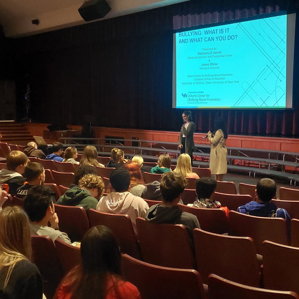 Bullying prevention assembly.