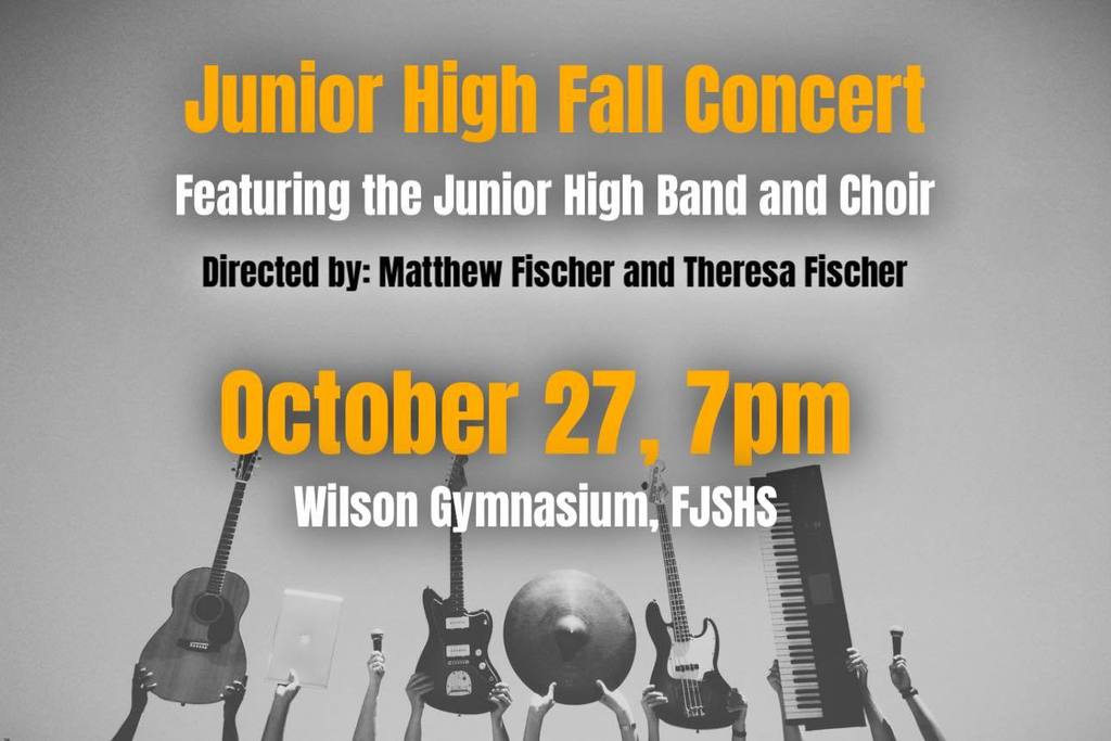 Junior High Fall Concert - October 27