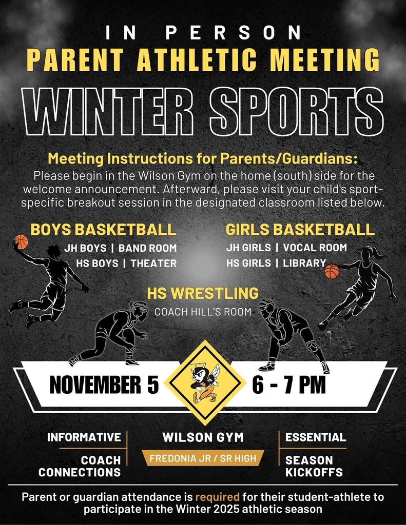 Winter Sports Parent Meeting - In Person - 2025 - November 5