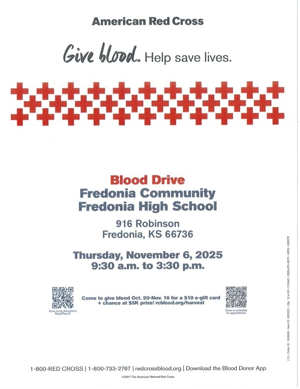 Blood Drive 2025 - November 6