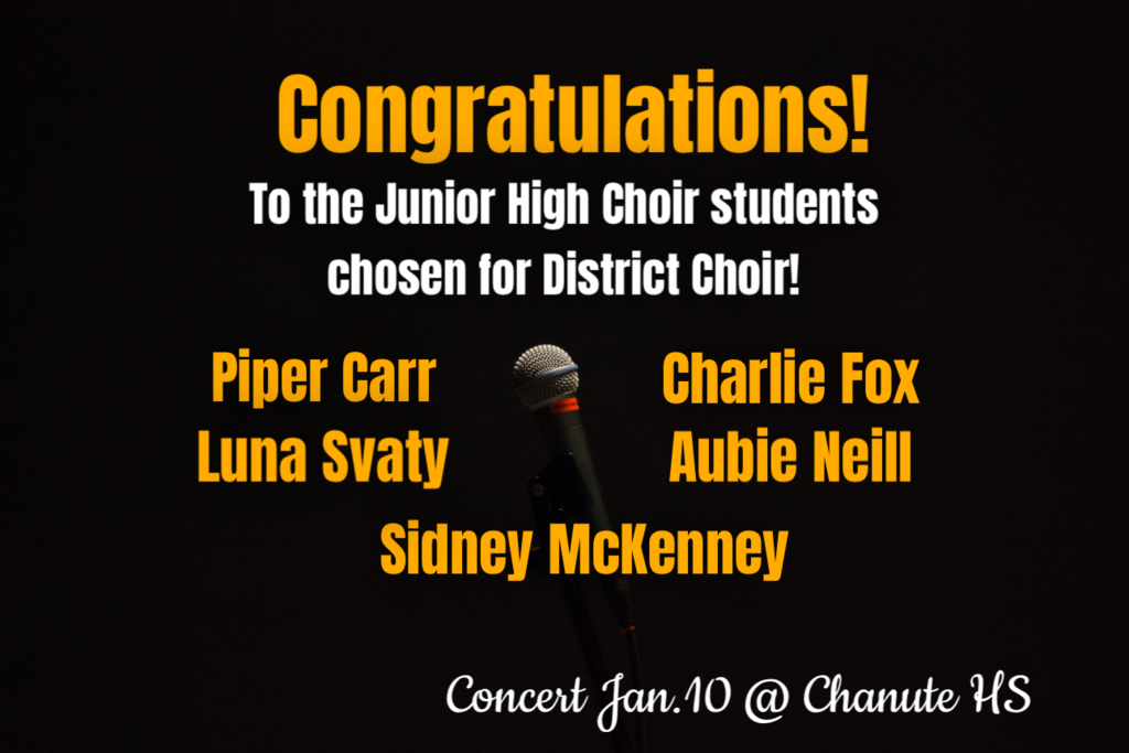 Junior High District Choir Selections 2025