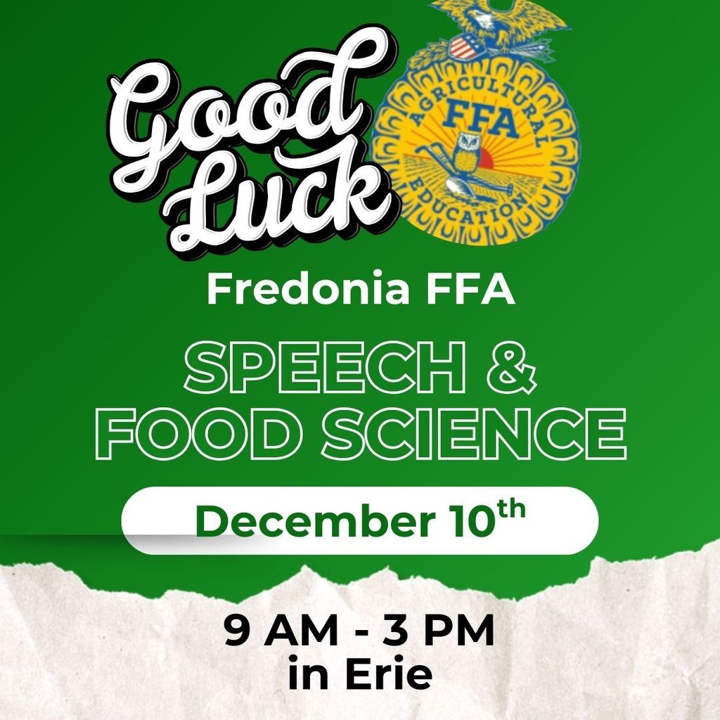 FFA 2025 | December 10 | Speech & Food Science | Erie