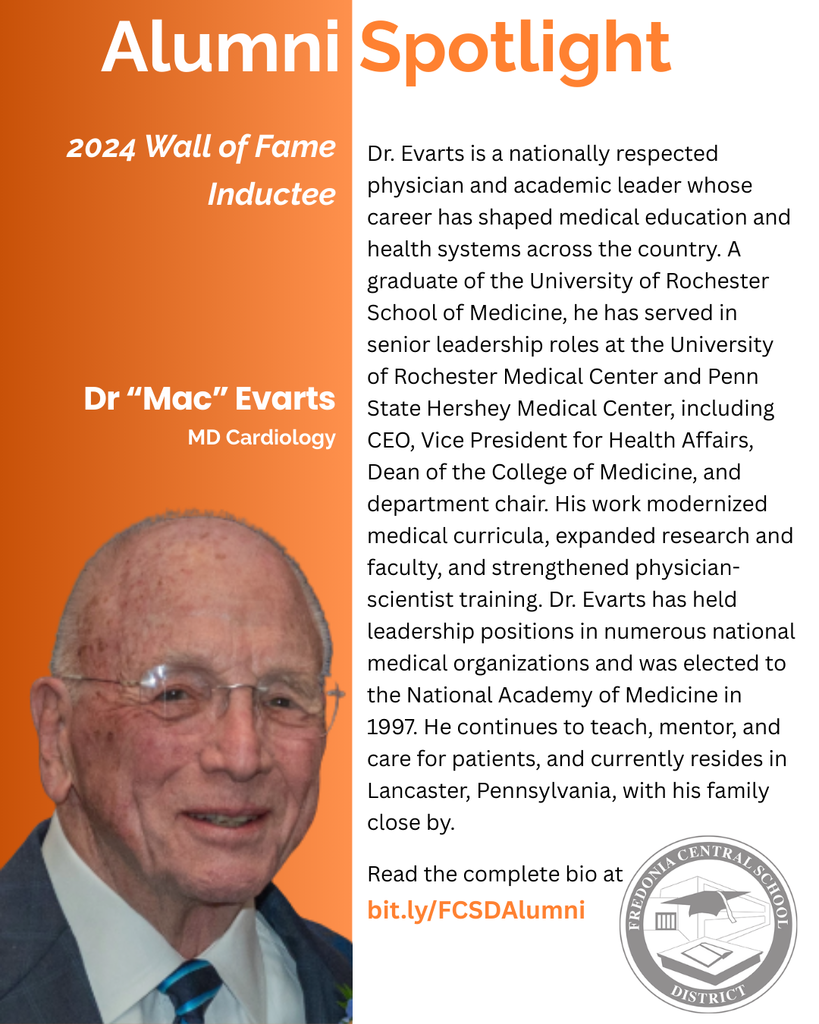 2024 Wall of Fame Inductee - Dr. "Mac" Evarts