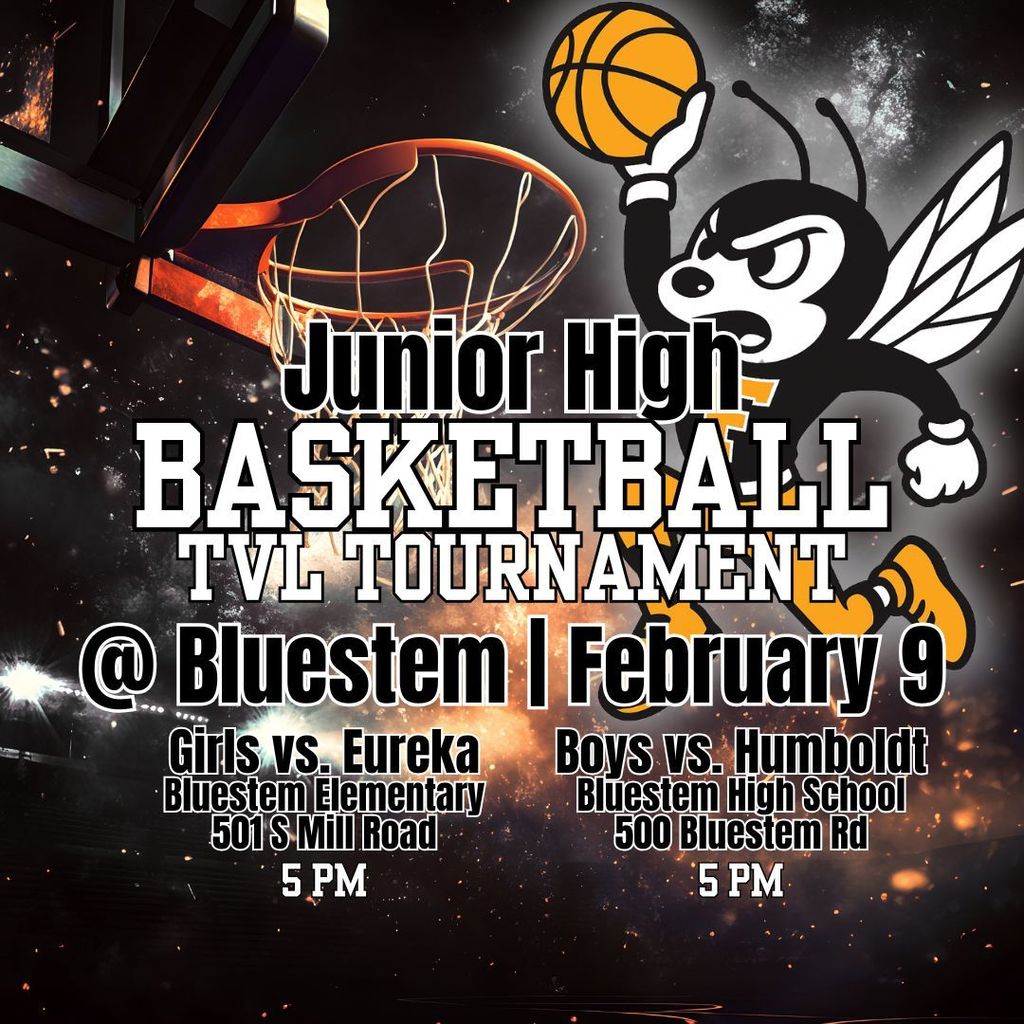 JH Basketball | @ Bluestem | February 9 | TVL Tournament