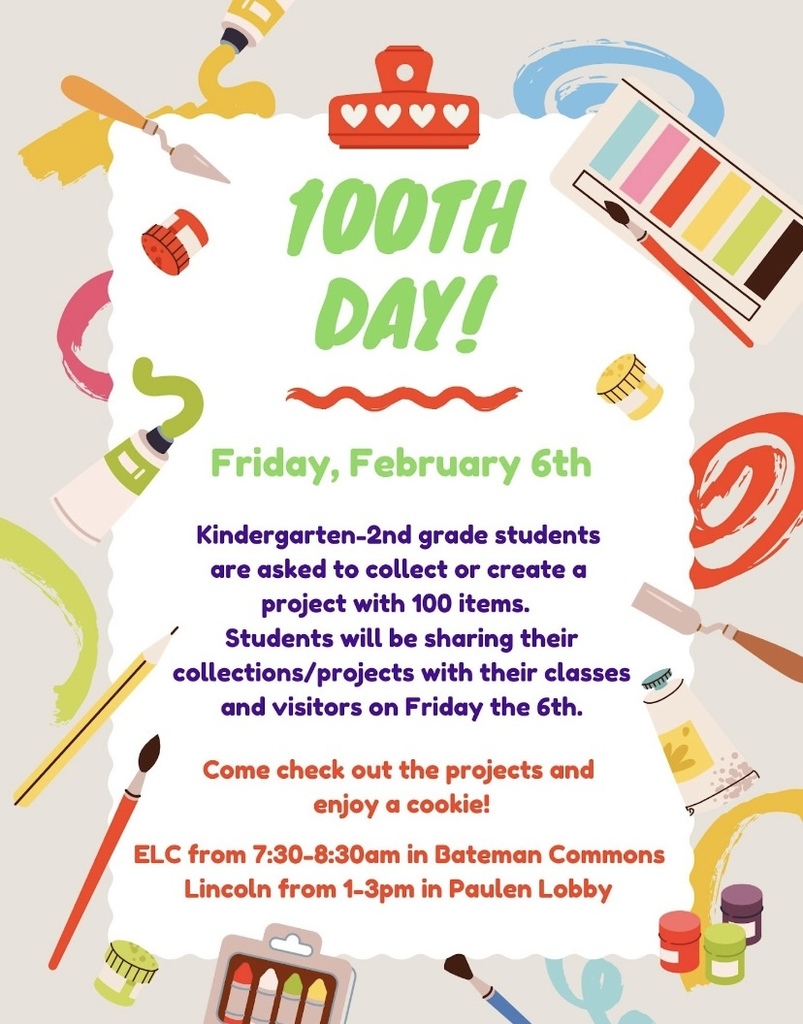 100th Day of School - February 2026