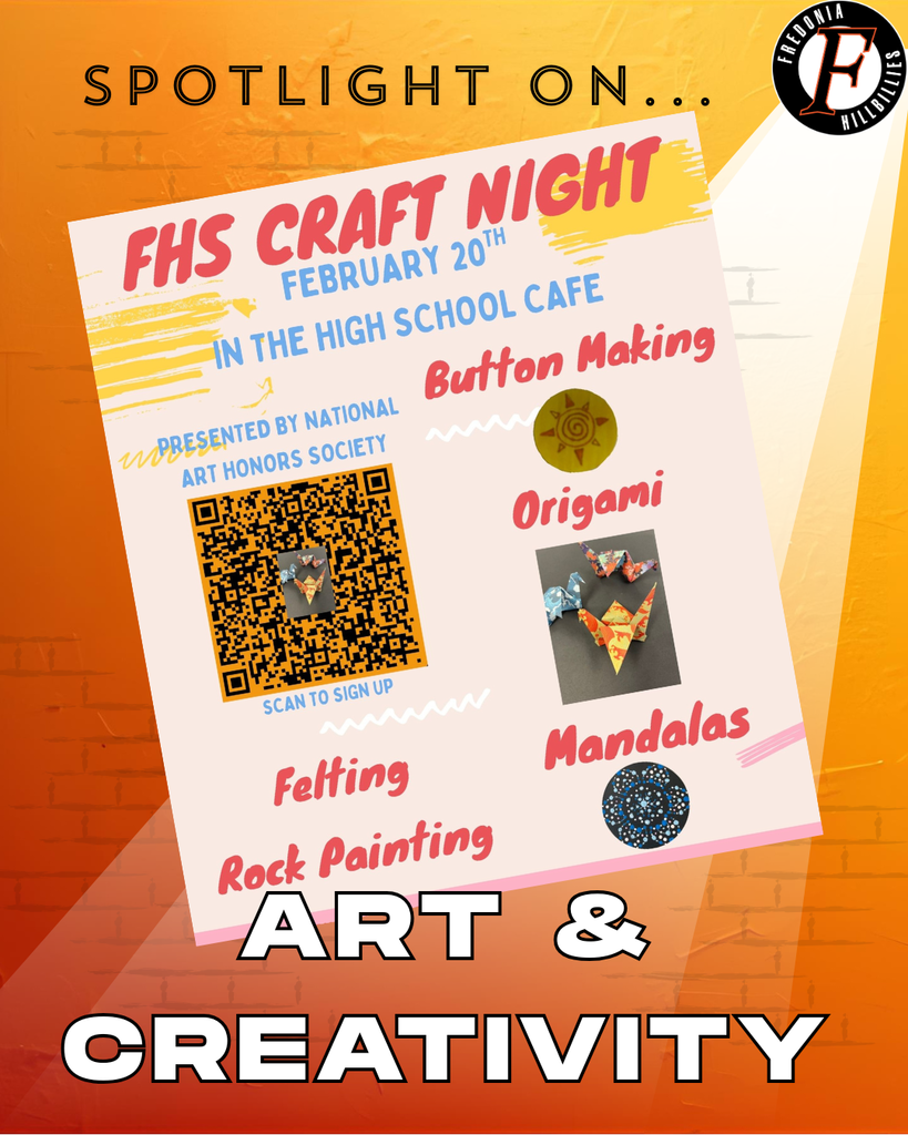 Spotlight on Maker Night : February 20th from 6-6:30 pm. 
