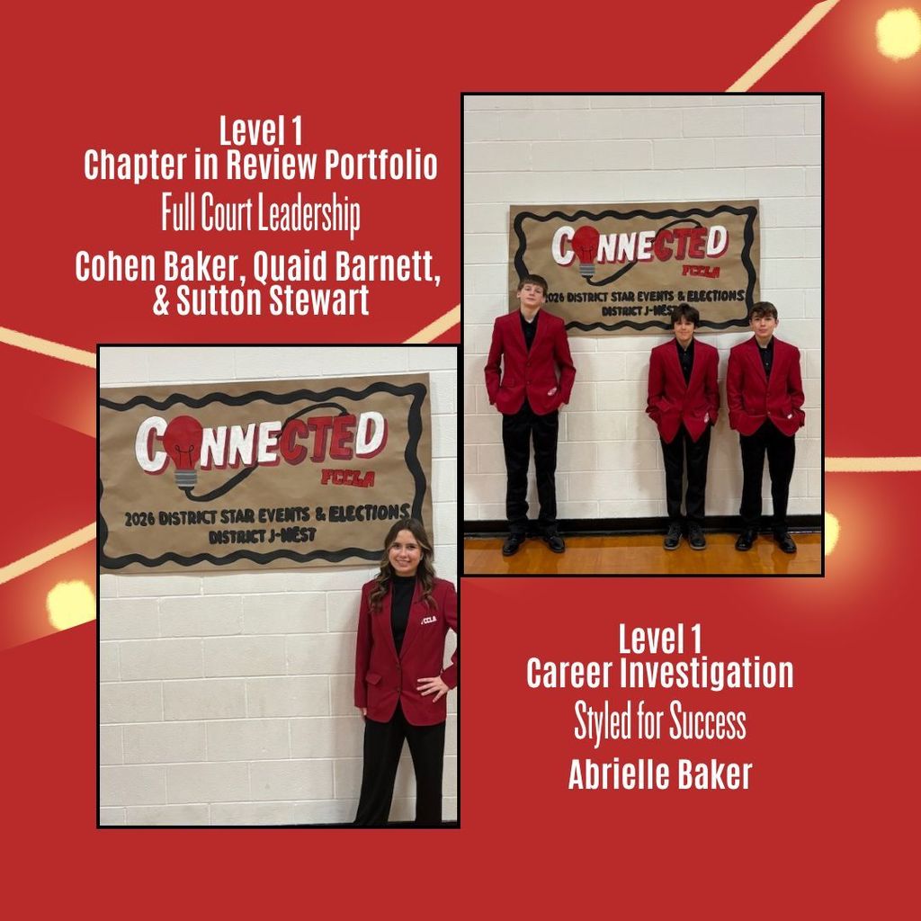 JH FCCLA District Results