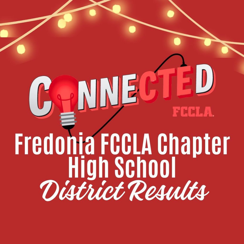 Fredonia HS FCCLA District Results