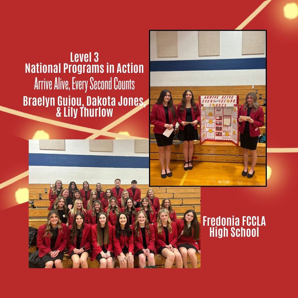 Fredonia HS FCCLA District Results
