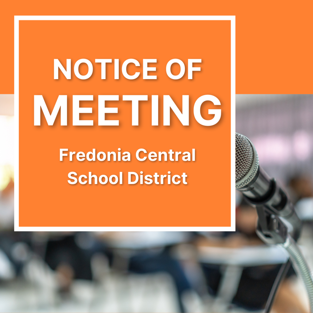 Board of Education Meeting Notification Graphic