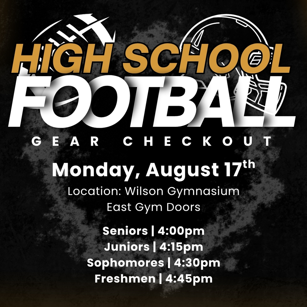 High School Football Gear Checkout