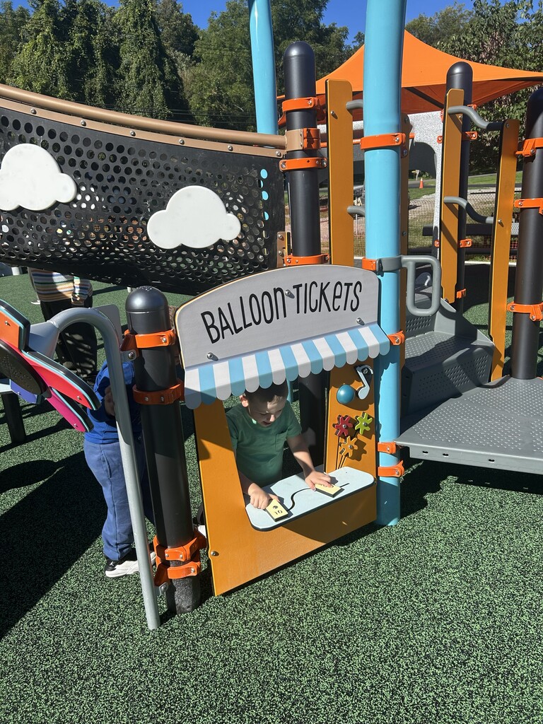 Wheelock students playing on the newly completed Chestnut St. playground for the 1st time.
