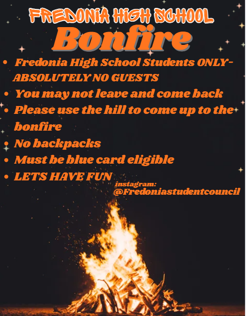 Info regarding for tonight's Homecoming Parade, game and bonfire. Info also in the text of the post.
