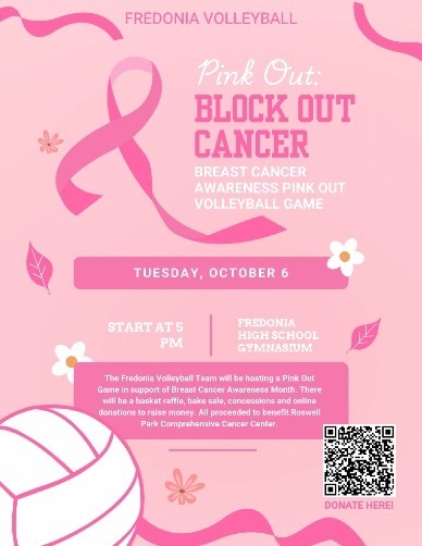Pink and white poster with the same info as the post.