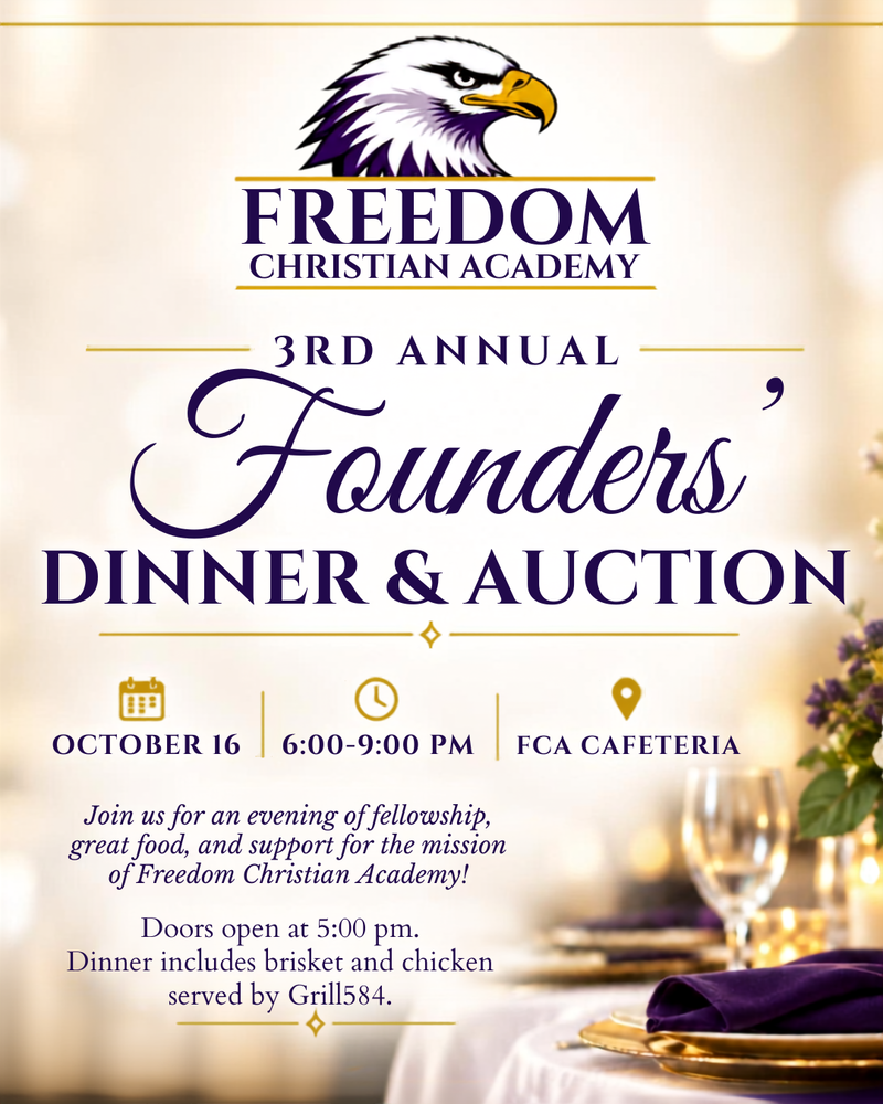 Invitation to Founders Dinner and Auction