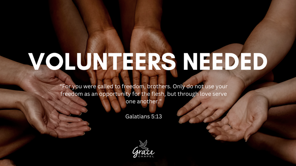 Volunteers needed