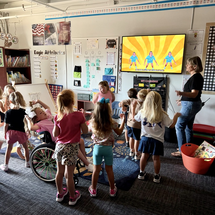 children dancing