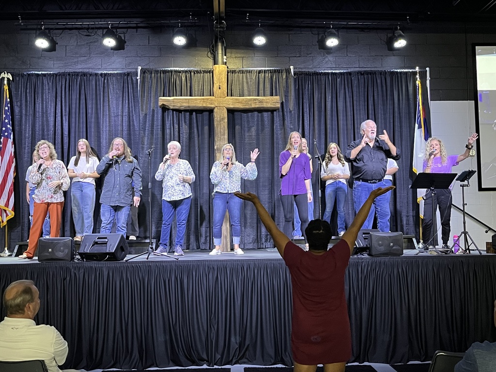 Arms raised in Worship