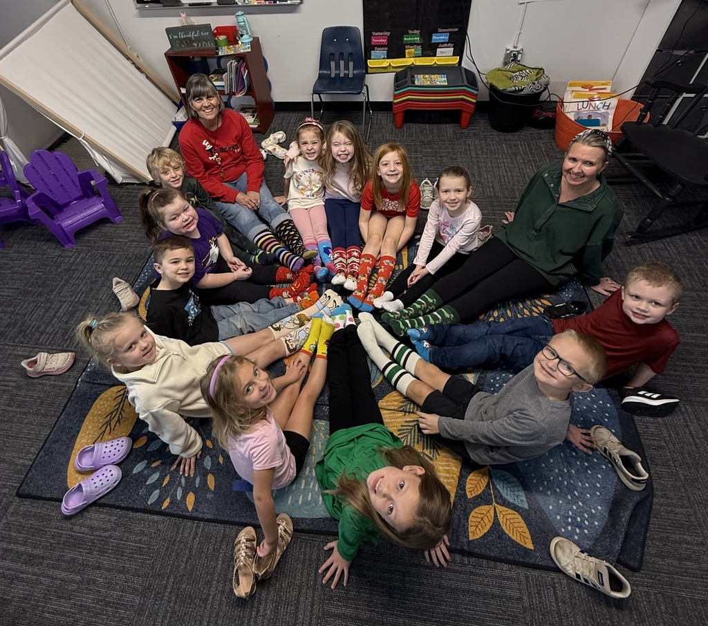 students wearing fun and crazy socks