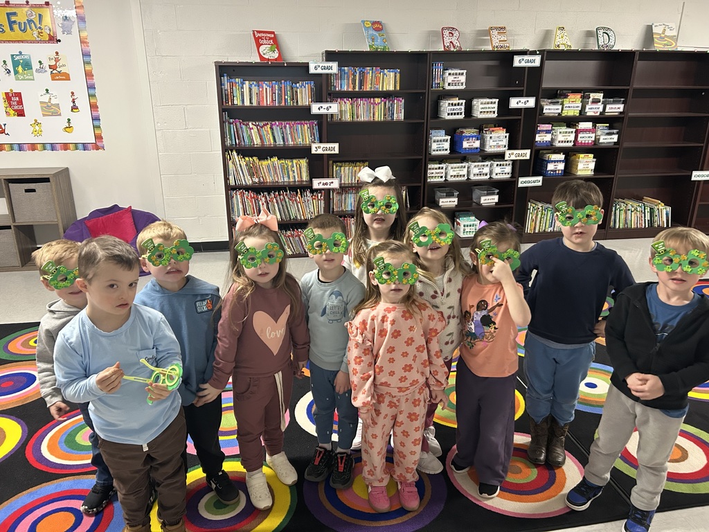 Preschool students celebrating St Patrick's Day
