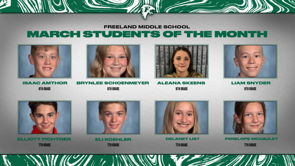 March Students of the Month