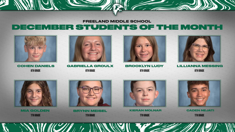 December Students of the Month