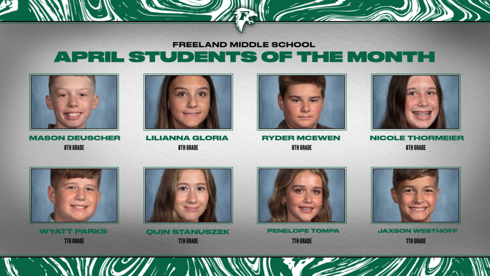 April Students of the Month