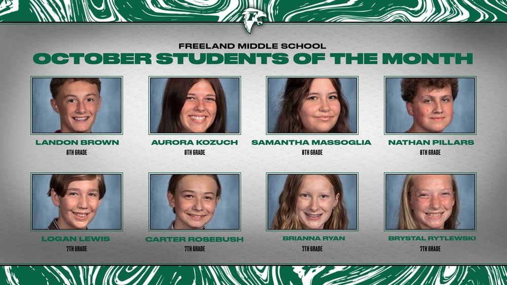 October Students of the Month