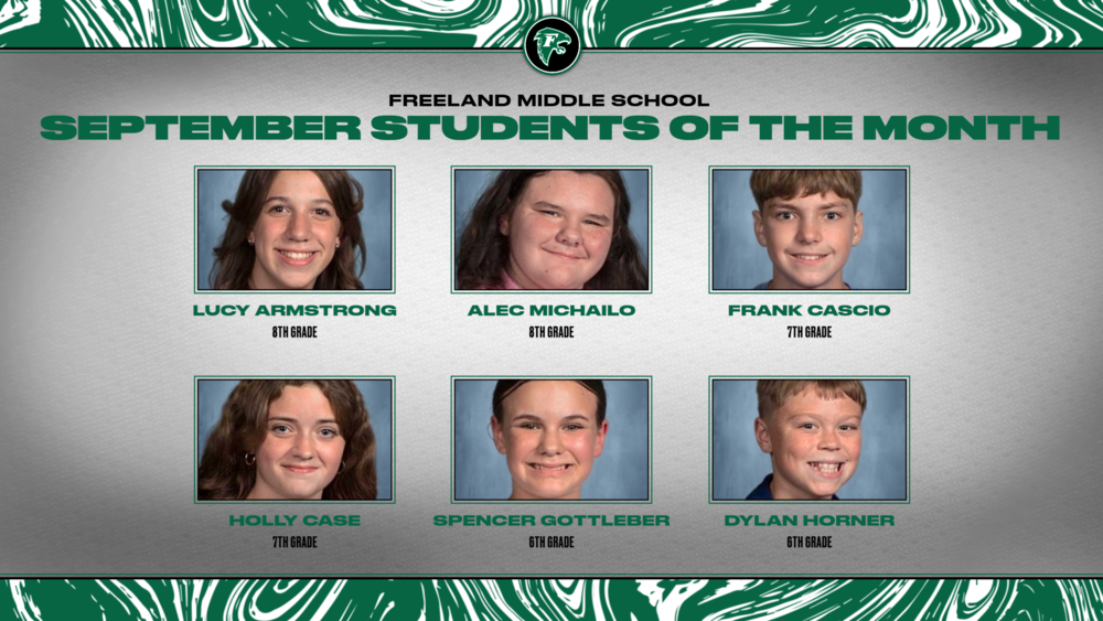 September Students of the Month
