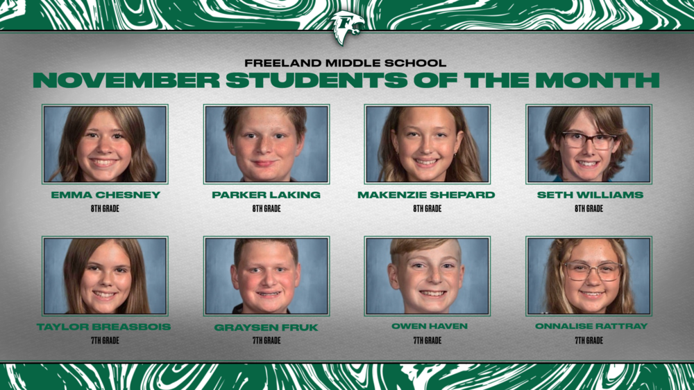 November Students of the Month
