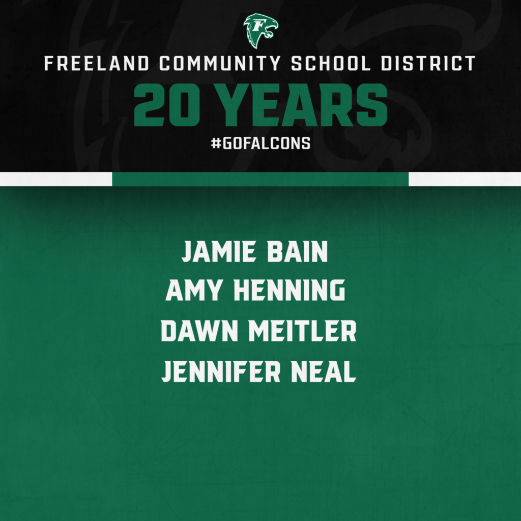 20 years of service