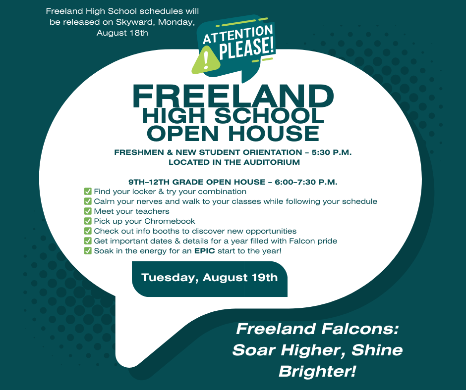 Freeland High School Open House