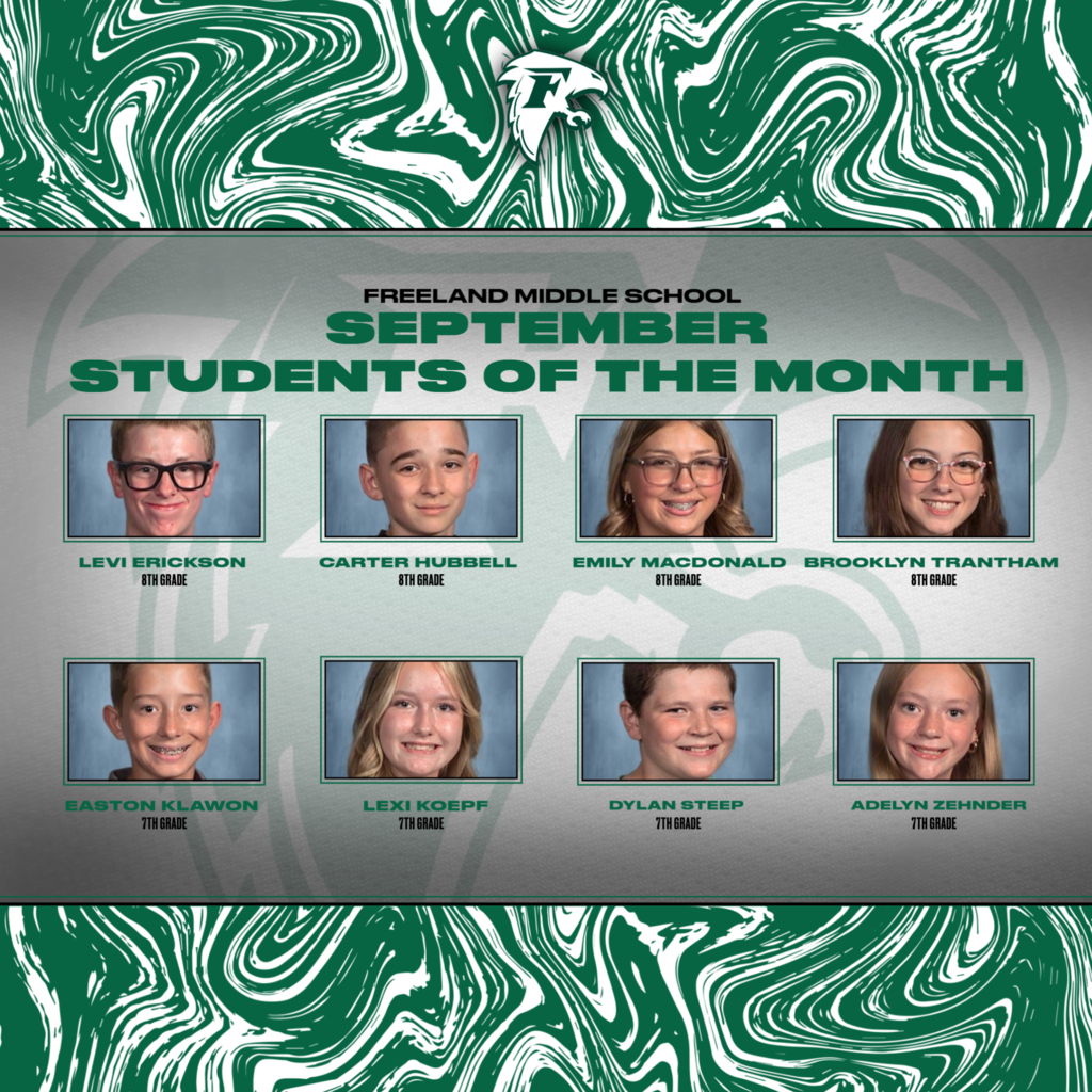 September Students of the Month