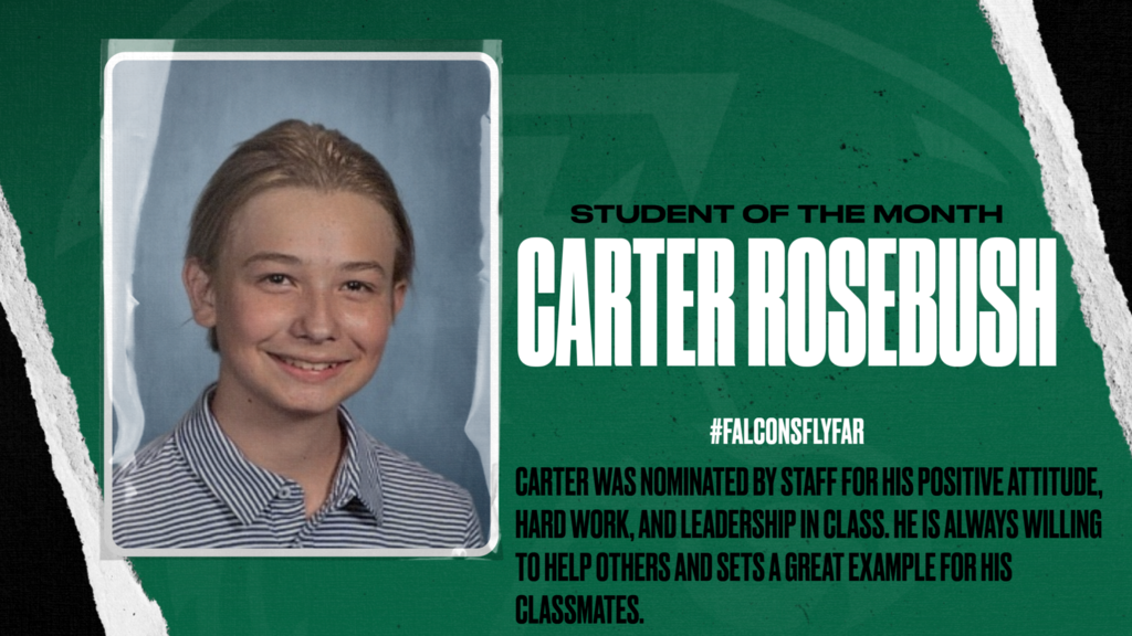 October Students of the Month