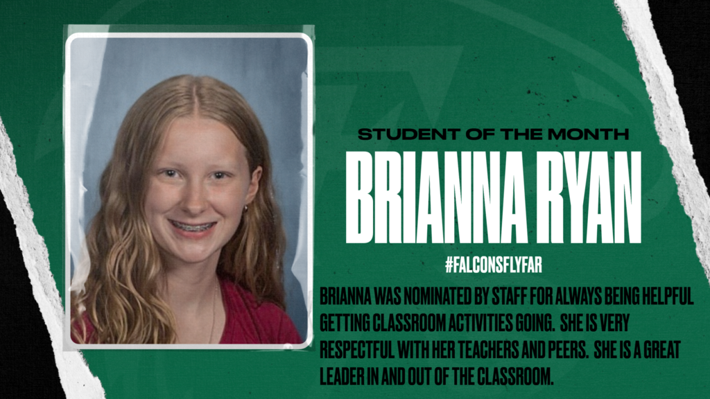 October Students of the Month