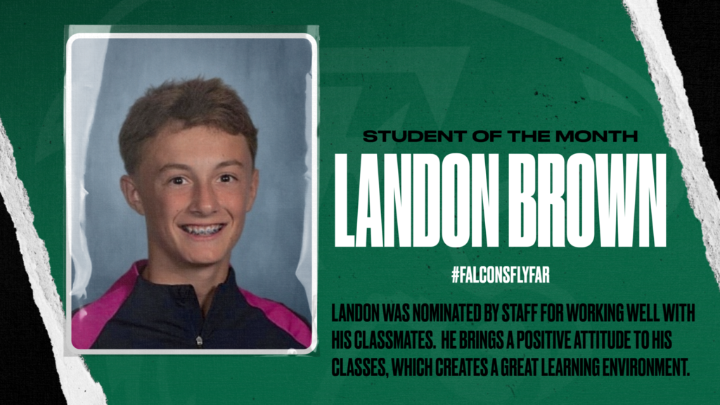 October Students of the Month