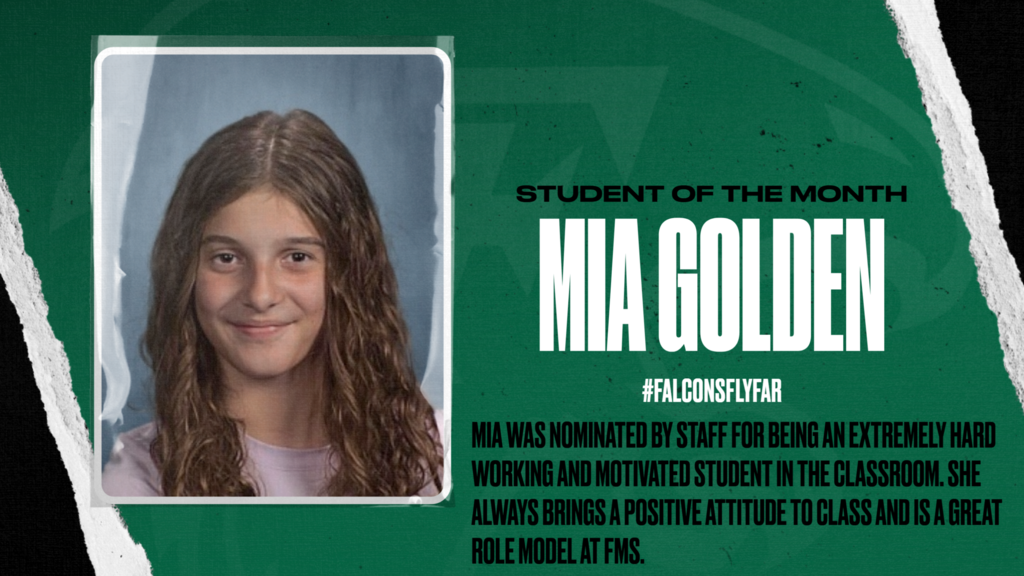 December Students of the Month