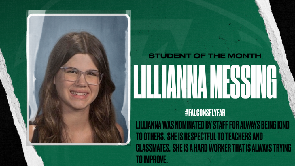 December Students of the Month