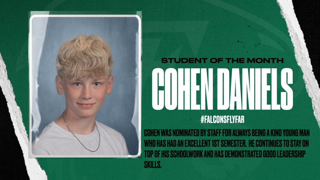 December Students of the Month