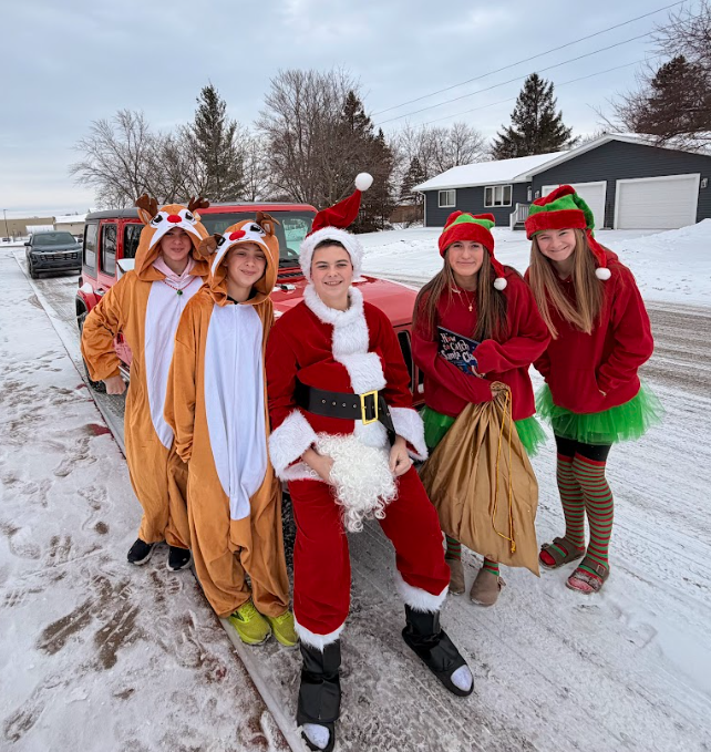 santa's visit to the learning center